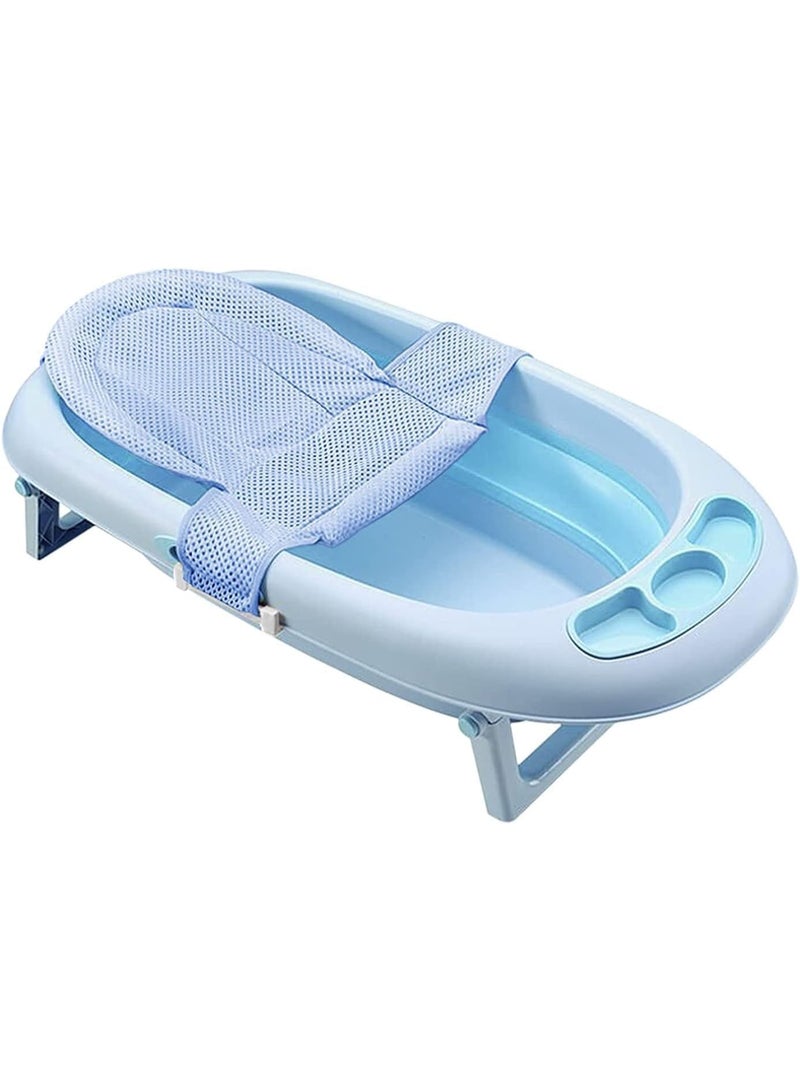 ChicAbode Baby Bath Support Seat Net, Thicken Bathing Seat for Infant Newborn Toddler Nursling, Adjustable Comfortable Non-Slip Bath Seat for Infant 0-3 Years, Suitable for Most of Size Bathtubs - Image 1
